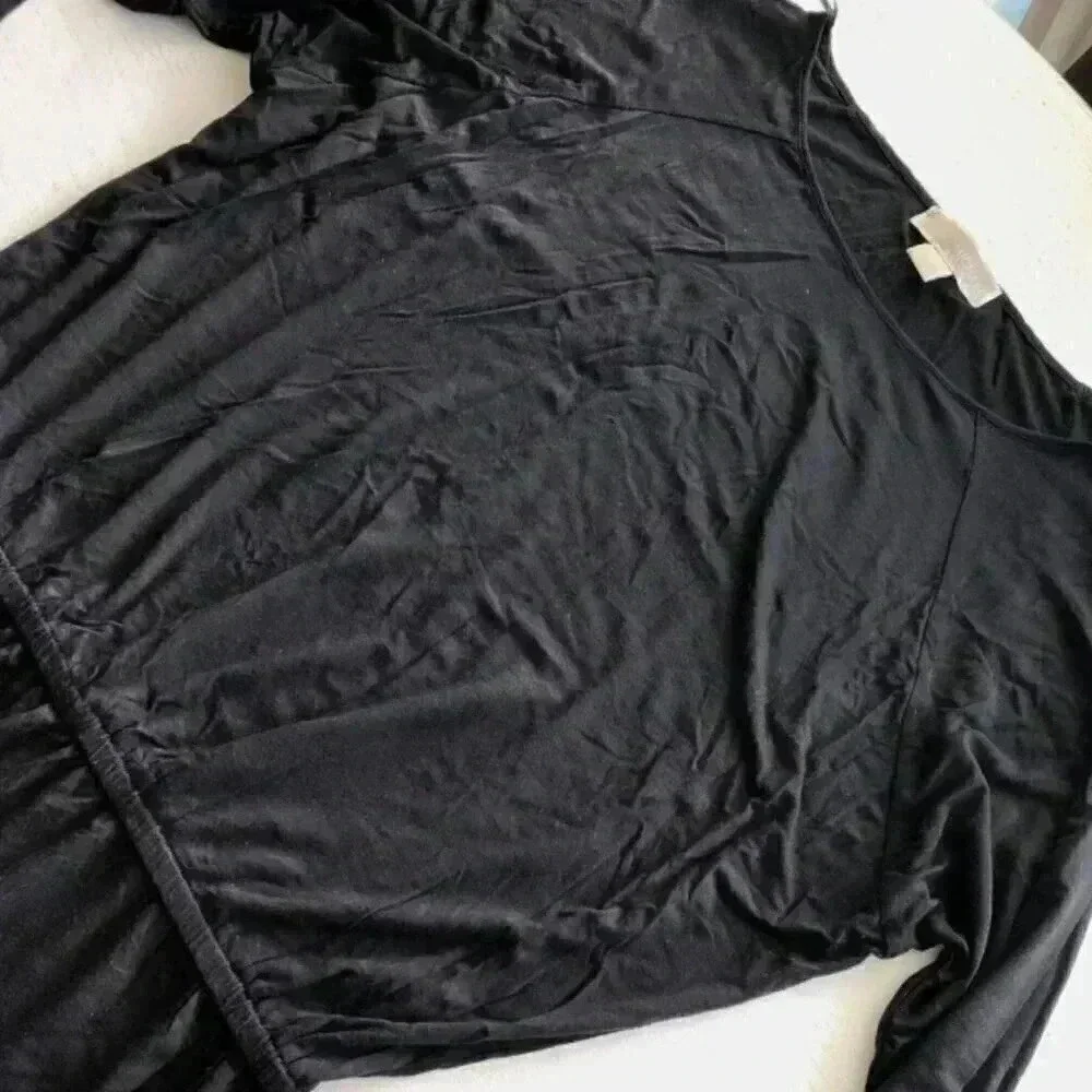 Michael Kors Mini Little Black Dress Long Sleeves